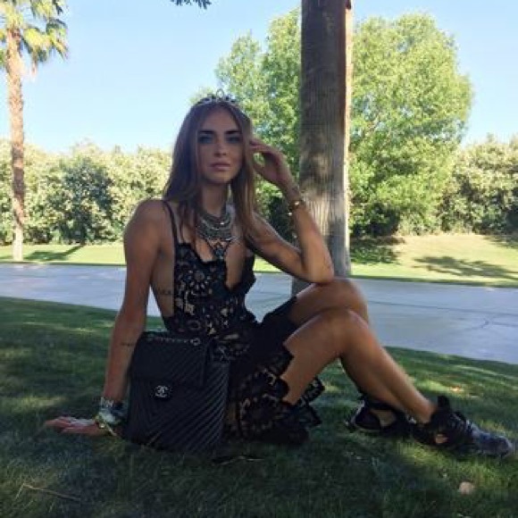 For Love and Lemons Dresses & Skirts - For Love And Lemons Gianna Lace Dress Black M NWT